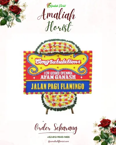 Bunga Papan Congratulation di Siakin
